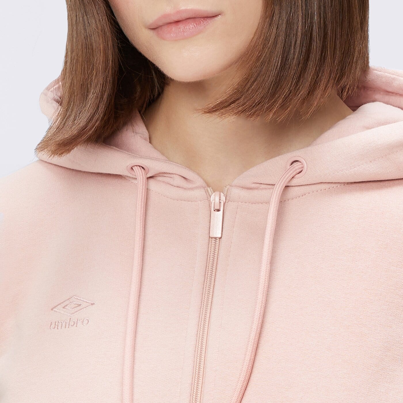 Bluza damska UMBRO BLUZA ROZPINANA Z KAPTUREM LINDI II ul325bld90009 kolor fioletowy