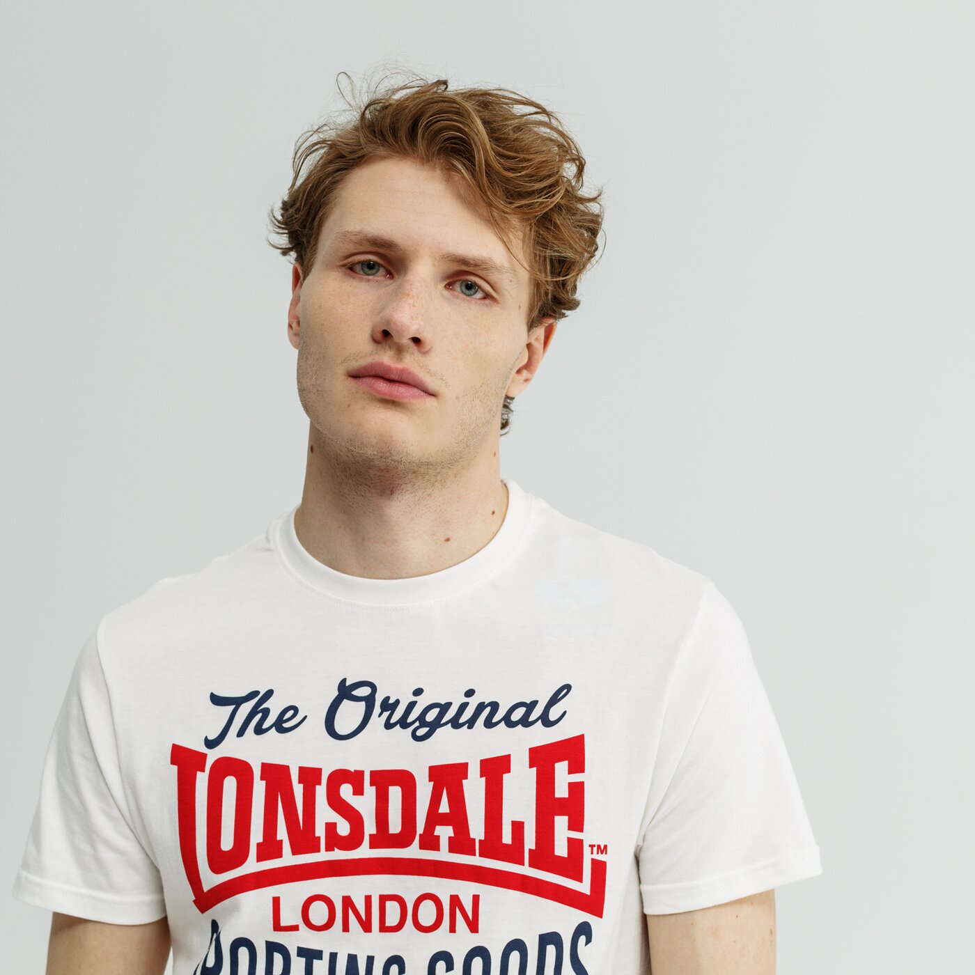 Koszulka męska LONSDALE T-SHIRT SS USBORNE 1139177507 kolor biały