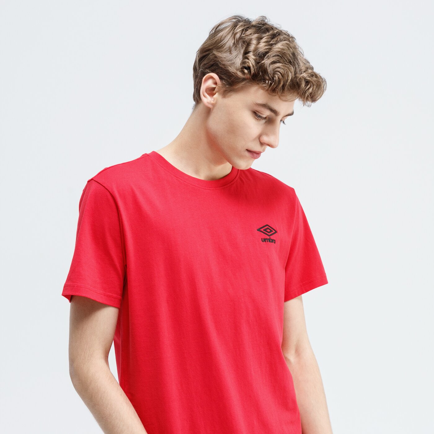 Koszulka męska UMBRO T-SHIRT MARCEL ul120tsm40005 kolor czerwony