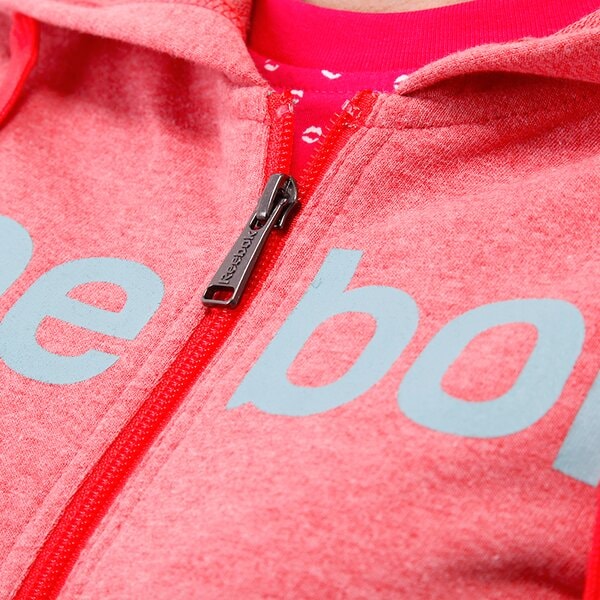 Bluza damska REEBOK BLUZA   MELANGE HOODIE z09959 kolor różowy