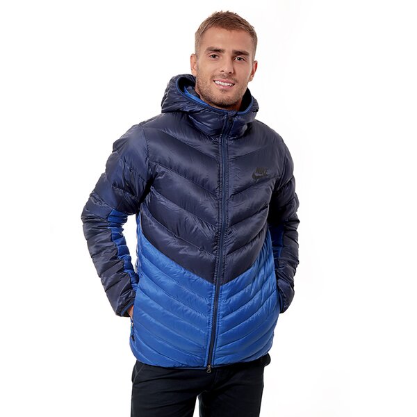 Kurtka zimowa męska NIKE KURTKA CASCADE DOWN JACKET-HD 541456410 kolor granatowy