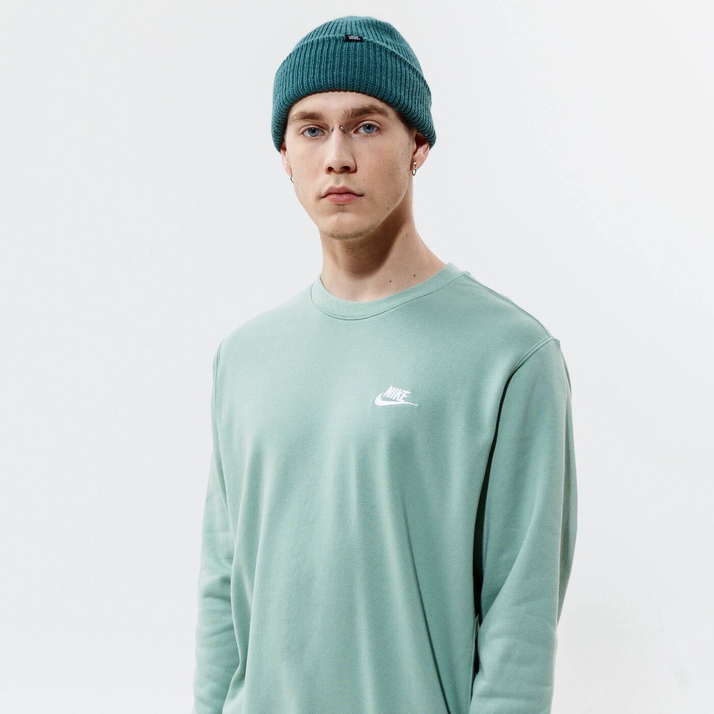 Bluza męska NIKE BLUZA SPORTSWEAR CLUB bv2666-006 kolor zielony