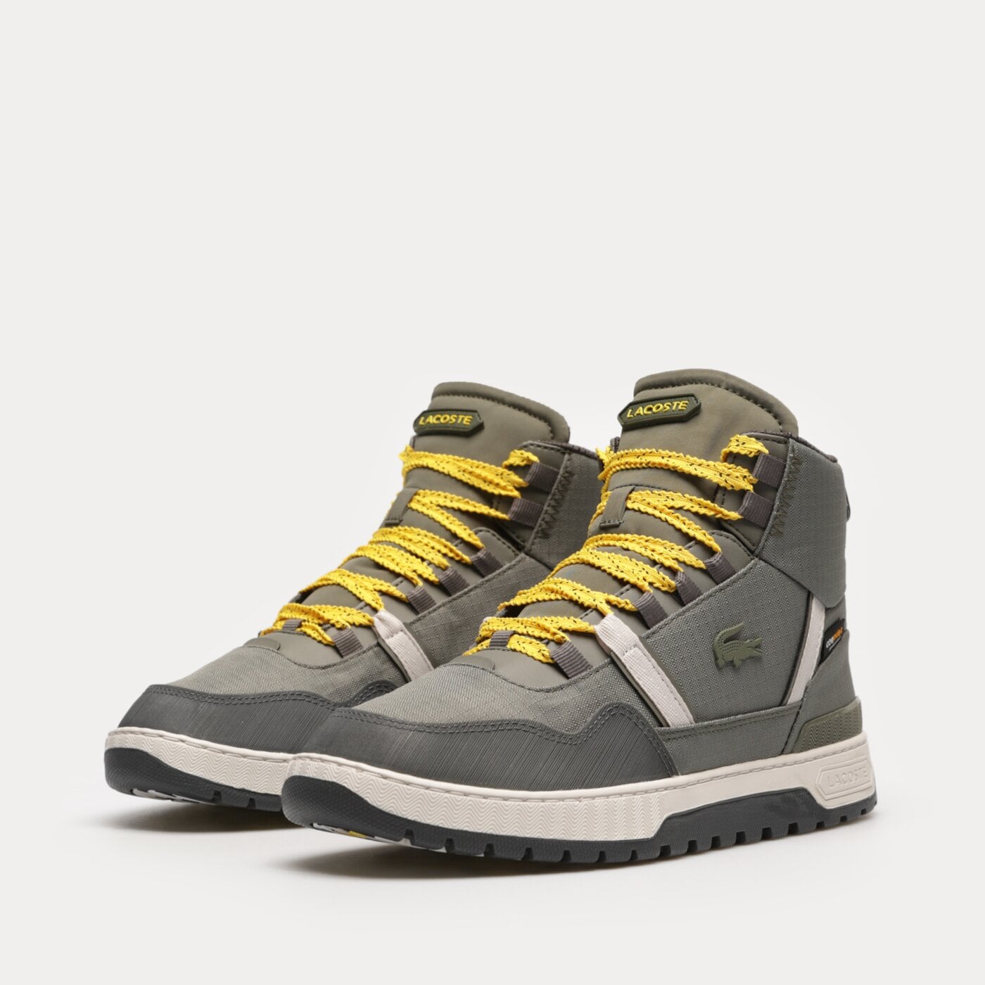 Buty outdoor męskie LACOSTE T-CLIP WNTR MID 223 1 SMA  746sma0086da7 kolor szary