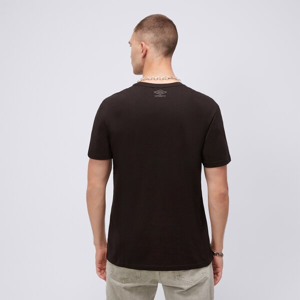 Koszulka męska UMBRO T-SHIRT ESS LINEAR LOGO ul125tsm01003 kolor czarny