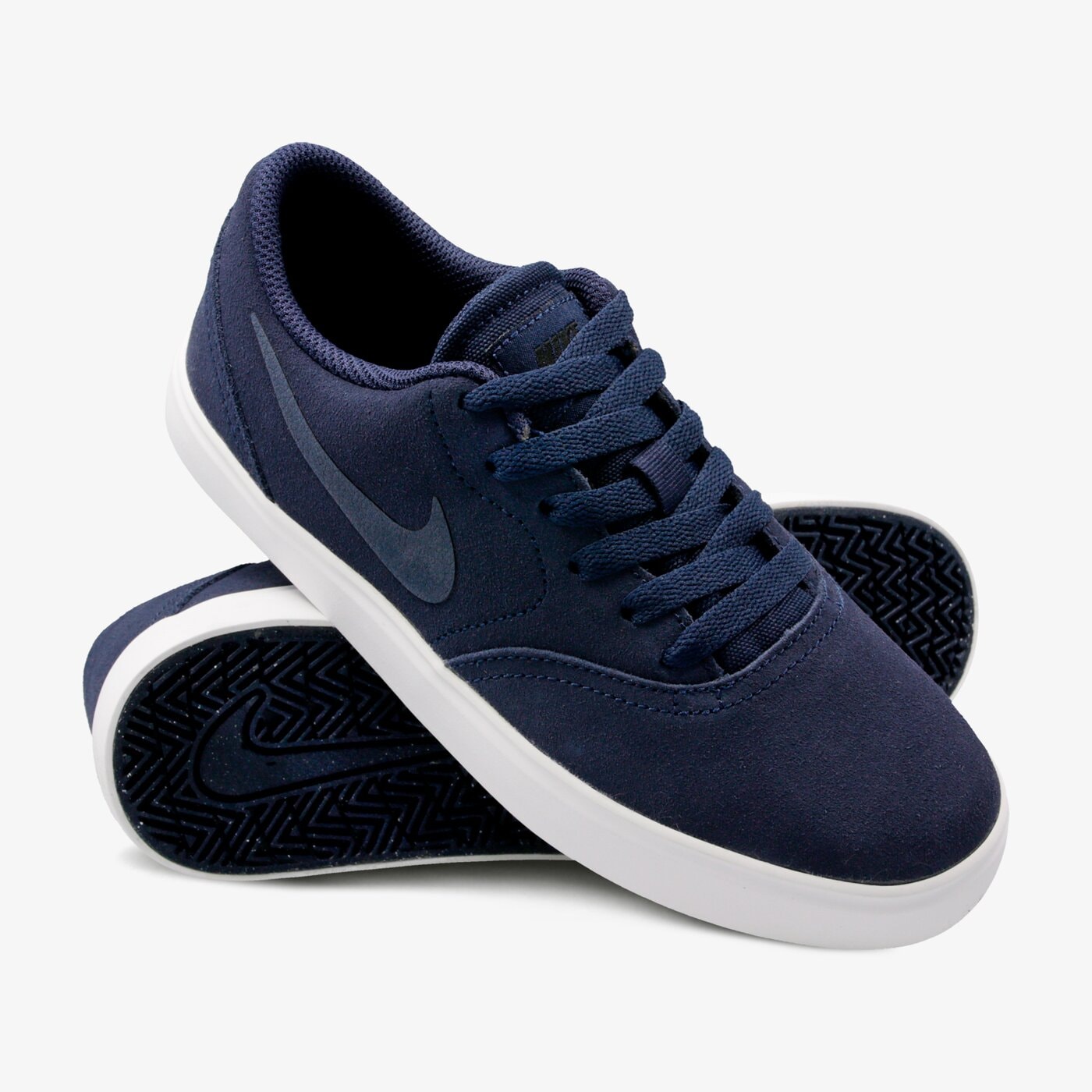 Buty dziecięce NIKE SB CHECK SUEDE BG ar0132-400 kolor granatowy