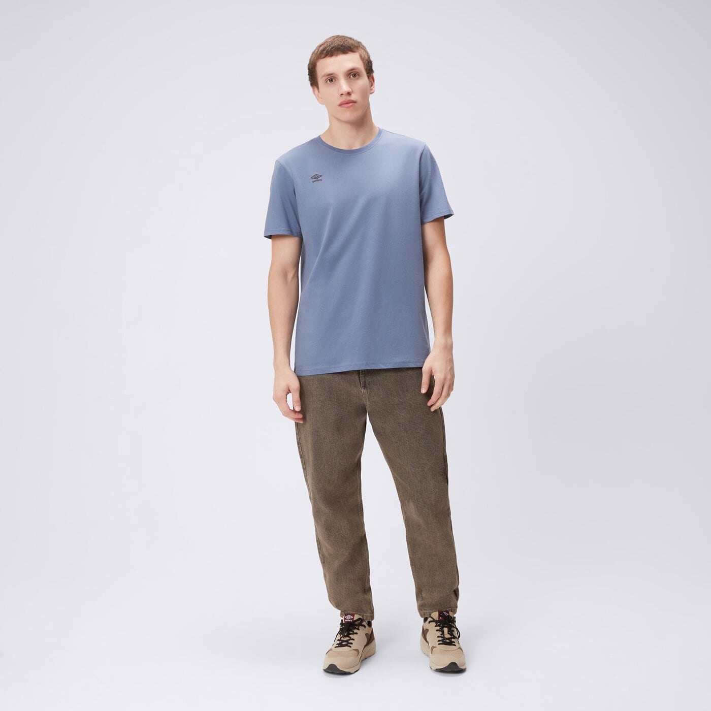 Koszulka męska UMBRO T-SHIRT UMBRO MARLON ul325tsm90005 kolor niebieski