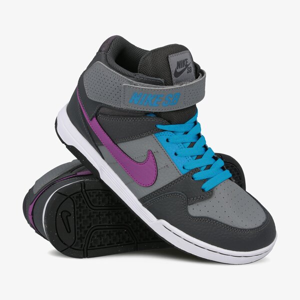 Buty dziecięce NIKE MOGAN MID 2 JR (GS) 645025-054 kolor szary