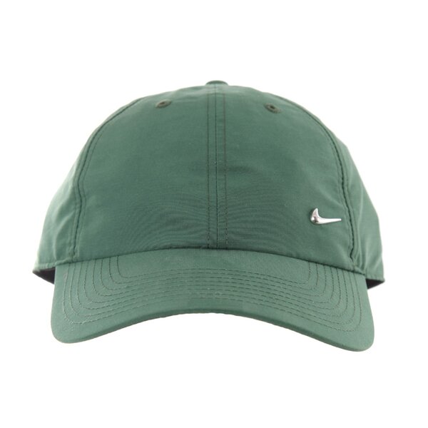 Czapka z daszkiem damska NIKE CZAPKA METAL SWOOSH CAP 340225341 kolor zielony