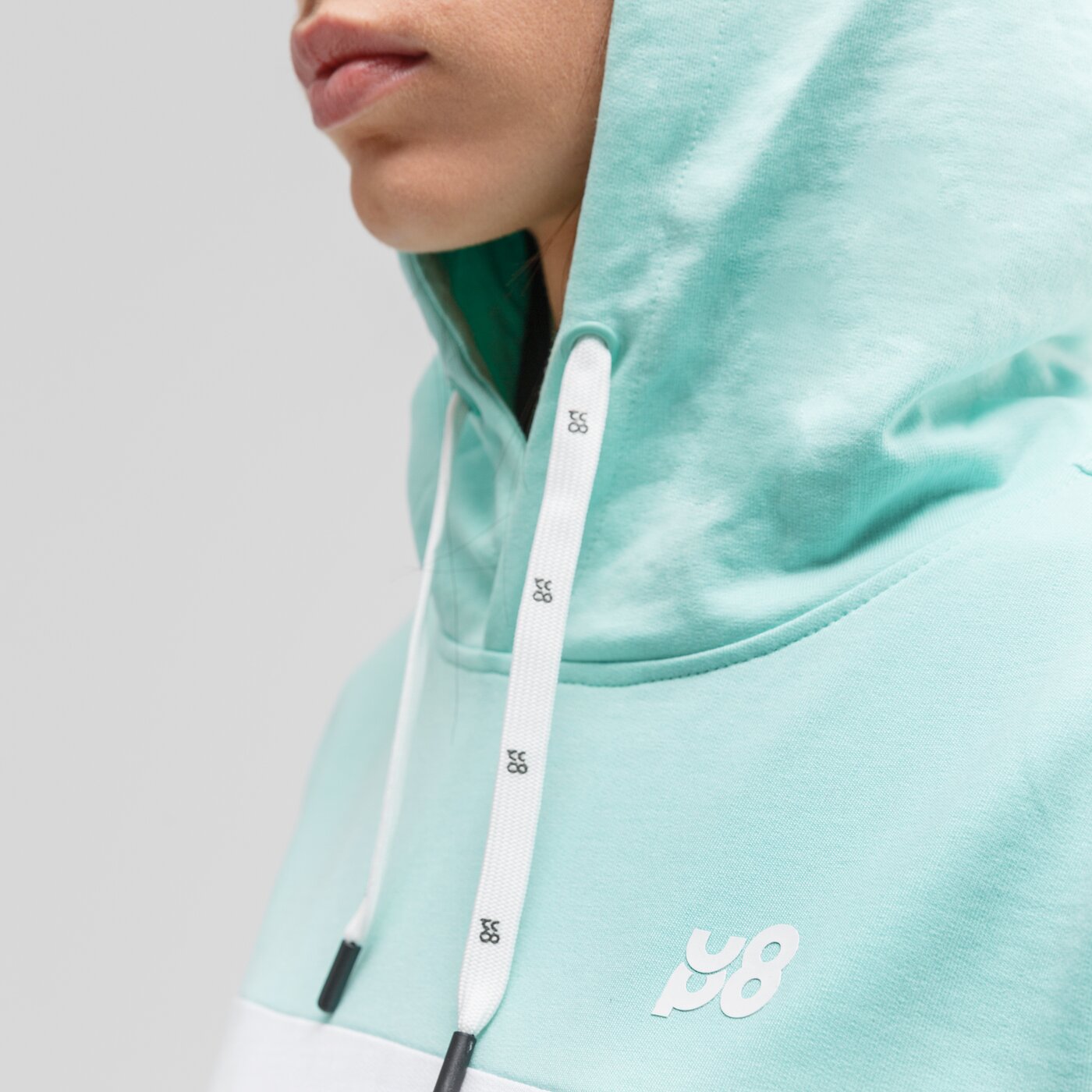 Bluza damska UP8 BLUZA Z KAPTUREM COWL up120bld29002 kolor szary