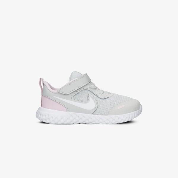 Buty do biegania dla dzieci NIKE REVOLUTION 5 bq5673-021 kolor szary