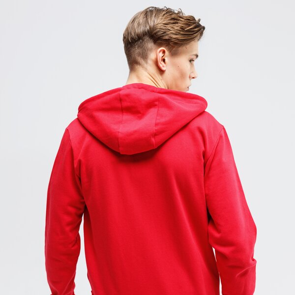 Bluza męska UMBRO BLUZA ROZPINANA Z KAPTUREM GENDO ul120blm43001 kolor czerwony