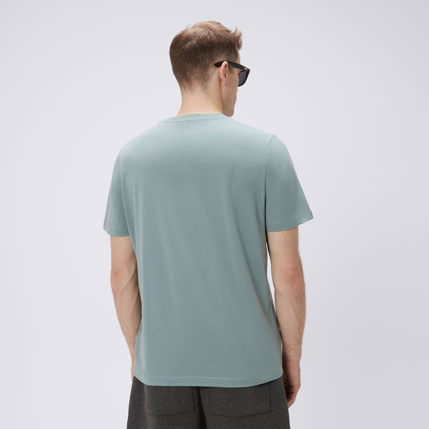 Koszulka męska PUMA T-SHIRT GRAPHICS PUMA WORDING 68482530 kolor zielony