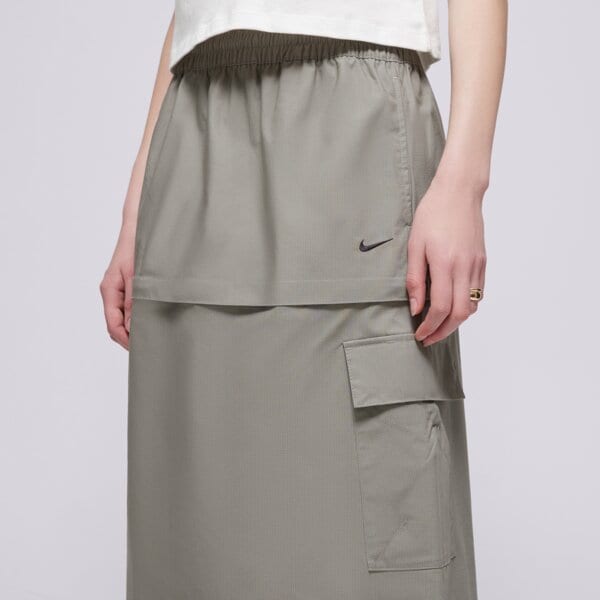 Sukienka damska NIKE SPÓDNICZKA W NSW ESSTL WVN MR CGO MDI SKT fv7503-320 kolor khaki