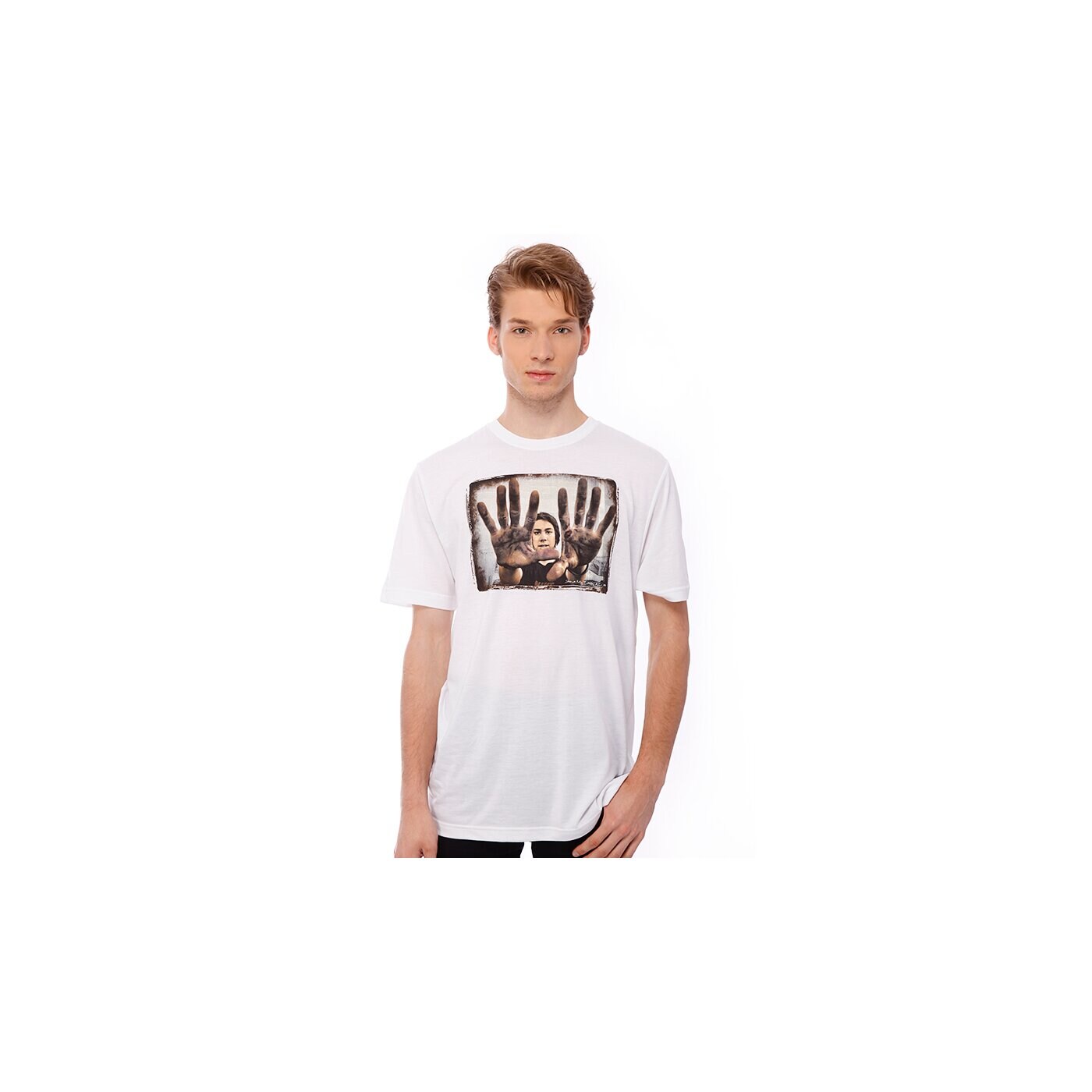 Koszulka męska NIKE T-SHIRT DETERMINATION SS TEE 534582100 kolor biały