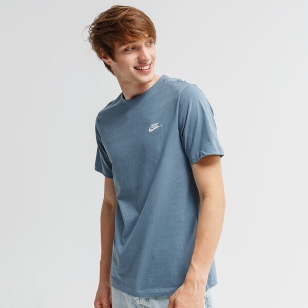 Koszulka męska NIKE T-SHIRT SPORTSWEAR CLUB ar4997-031 kolor niebieski