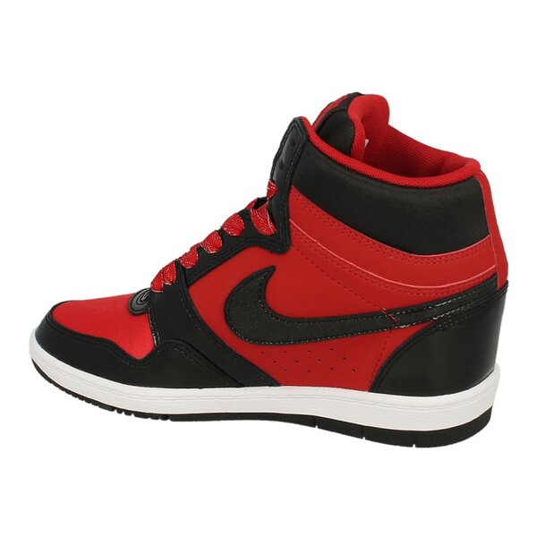 Buty sportowe damskie NIKE WMNS FORCE SKY HIGH  629746600 kolor czerwony