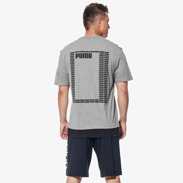 Koszulka męska PUMA T-SHIRT SS SUMMER REBEL 85010303 kolor szary