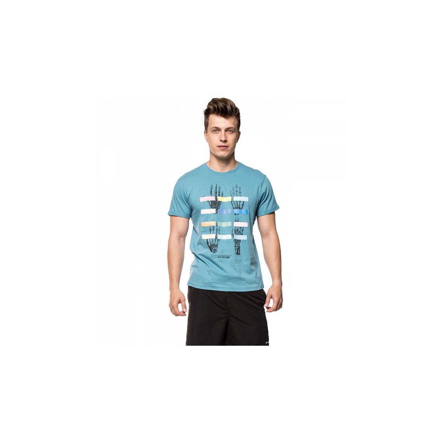 Koszulka męska LOTTO T-SHIRT MUNA lo16tsmpr063 kolor niebieski