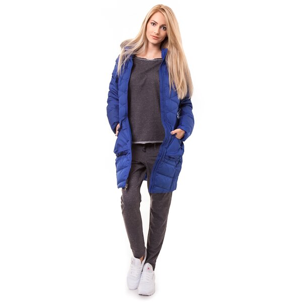 Kurtka zimowa damska NIKE KURTKA ALLIANCE PARKA - 550 HOOD 626972455 kolor niebieski