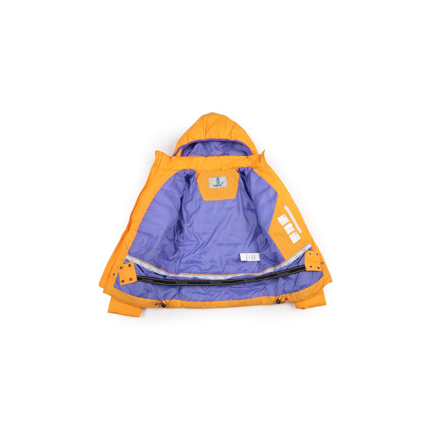 Kurtka zimowa damska FEEWEAR  KURTKA WIWA fw34pkud04002 kolor pomarańczowy