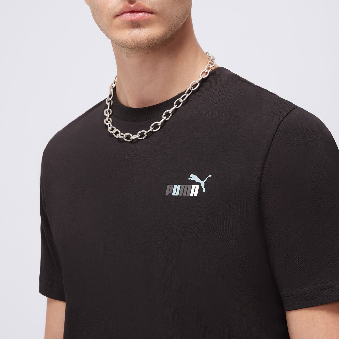 Koszulka męska PUMA T-SHIRT GRAPHICS PUMA BACK 68483201 kolor czarny