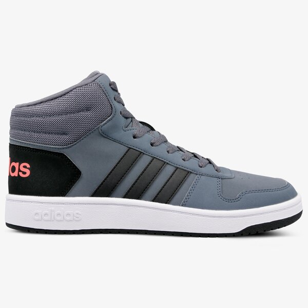 Buty sportowe męskie ADIDAS HOOPS 2.0 MID b44670 kolor szary