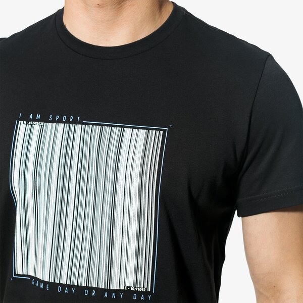 Koszulka męska ADIDAS T-SHIRT SS BARCODE cv4528 kolor czarny