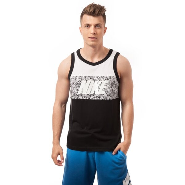 Tank top męski NIKE TANK BLINDSIDE TANK-SPECK 644890100 kolor czarny