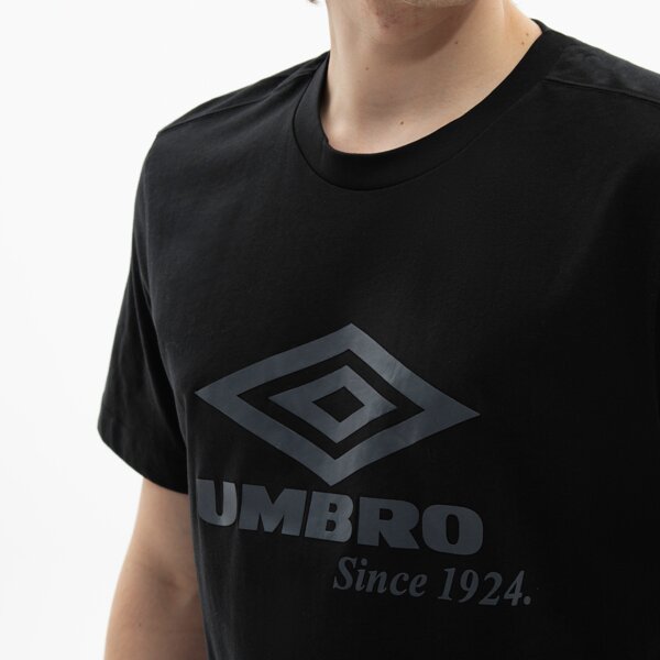 Koszulka męska UMBRO T-SHIRT LARGE LOGO 66117u-060 kolor czarny