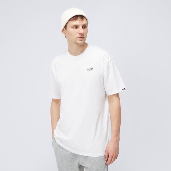 Koszulka męska VANS T-SHIRT MINI SCRIPT-B vn0a7y3swht1 kolor biały