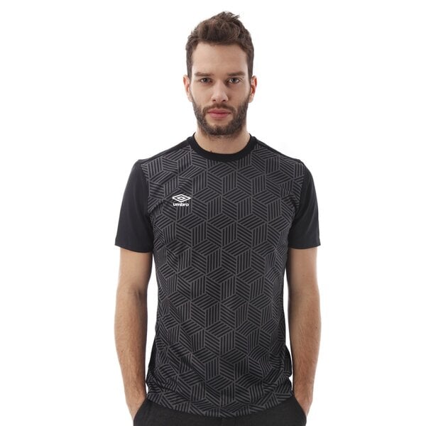 Koszulka męska UMBRO T-SHIRT NEO GRAPHIC TEE 62535ud88 kolor czarny