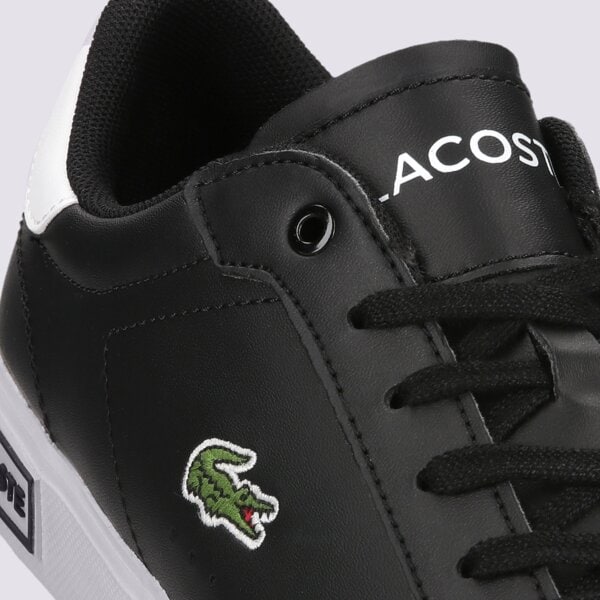 Buty dziecięce LACOSTE POWERCOURT 0721 1 SUJ 741suj0014312 kolor czarny