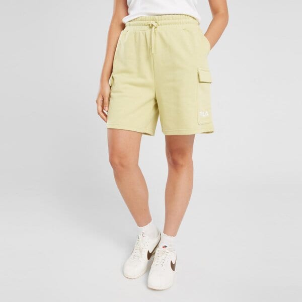 Spodenki damskie FILA SZORTY CORINE CRGO SHT GRN ss24jdw010corinegrn kolor zielony