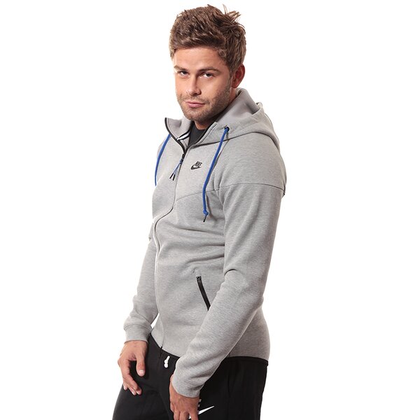 Bluza męska NIKE BLUZA TECH FLEECE WINDRUNNER 545277064 kolor szary