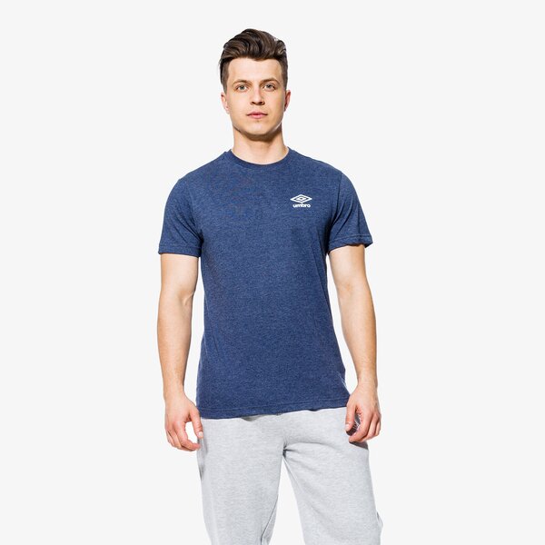 Koszulka męska UMBRO T-SHIRT SS DATE ul18tsm04002 kolor granatowy