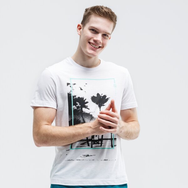 Koszulka męska LOTTO T-SHIRT BEACH PALM PL 213464-0f1 kolor biały