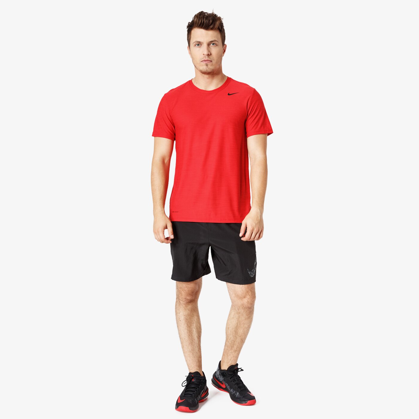 Koszulka męska NIKE T-SHIRT SS BRT TOP SS DRY 832864-659 kolor czerwony