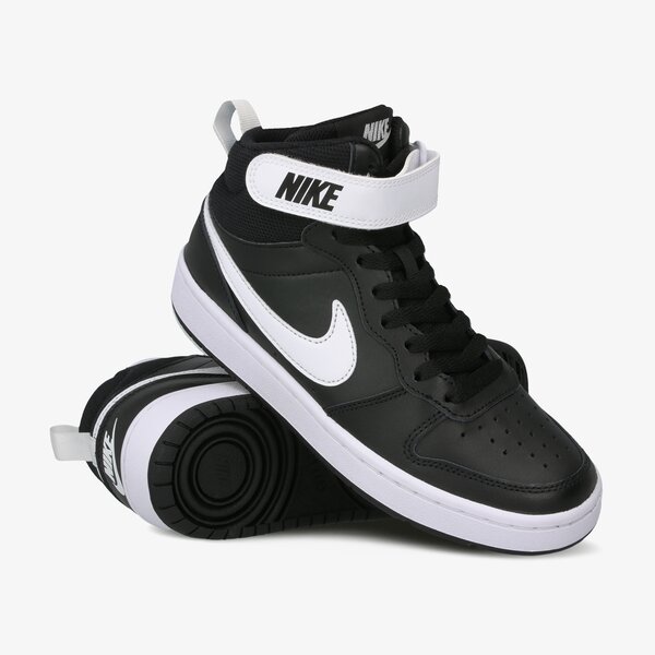 Buty dziecięce NIKE COURT BOROUGH MID 2 cd7782-010 kolor czarny
