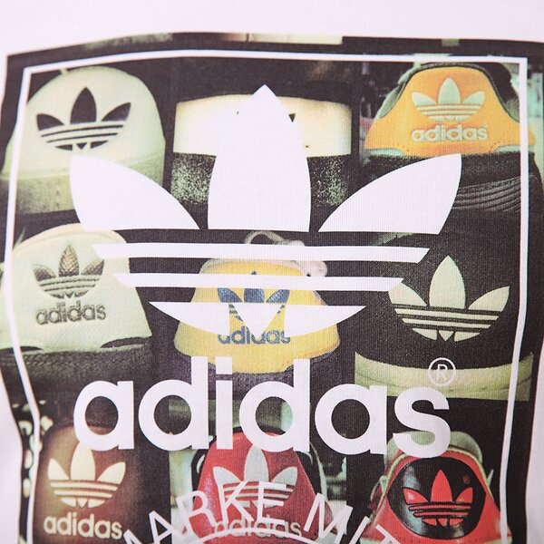 Koszulka męska ADIDAS T-SHIRT TONGUE LAB TEE f78612 kolor biały