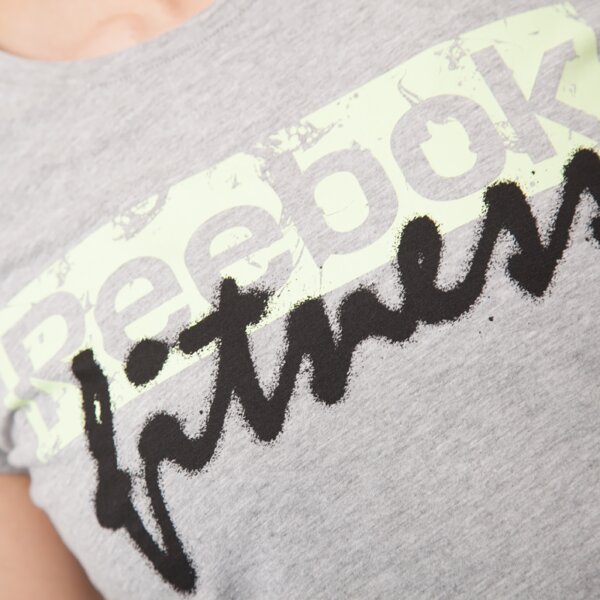 Koszulka damska REEBOK T-SHIRT GR RBK FTN s01679 kolor szary