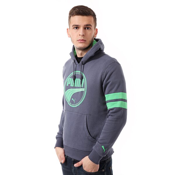 Bluza męska PUMA BLUZA ATHL.HOODED SWEAT 82823004 kolor szary