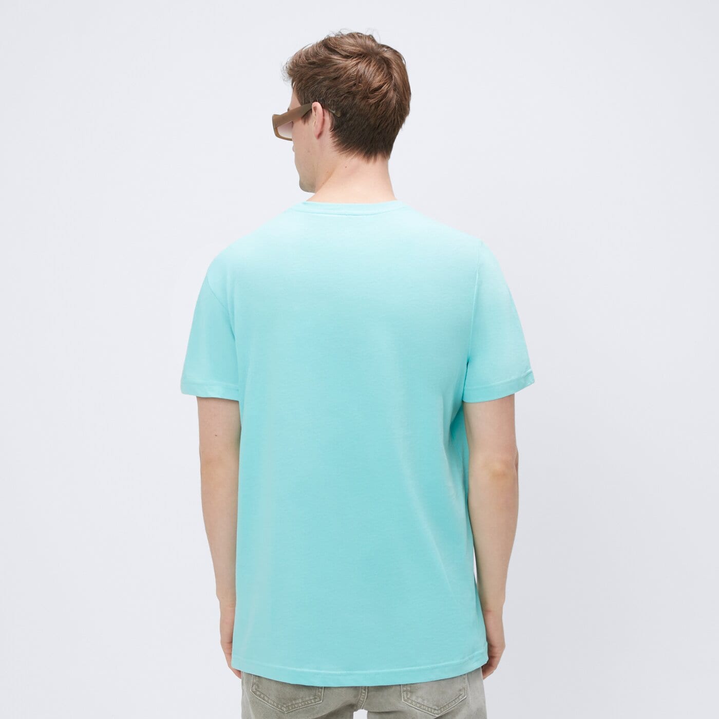 Koszulka męska REEBOK T-SHIRT IDENTITY SMALL LOGO TEE 100216174 kolor zielony