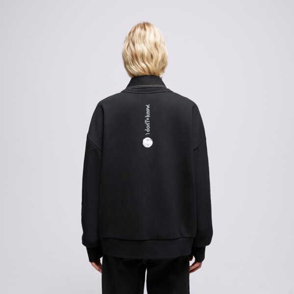 S.NOW JOB SIZEER CREWNECK “I DON'T KNOW” BLACK si123blu51001 kolor czarny