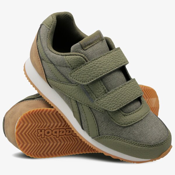 Buty dziecięce REEBOK ROYAL CLJOG 2 2V dv4032 kolor zielony