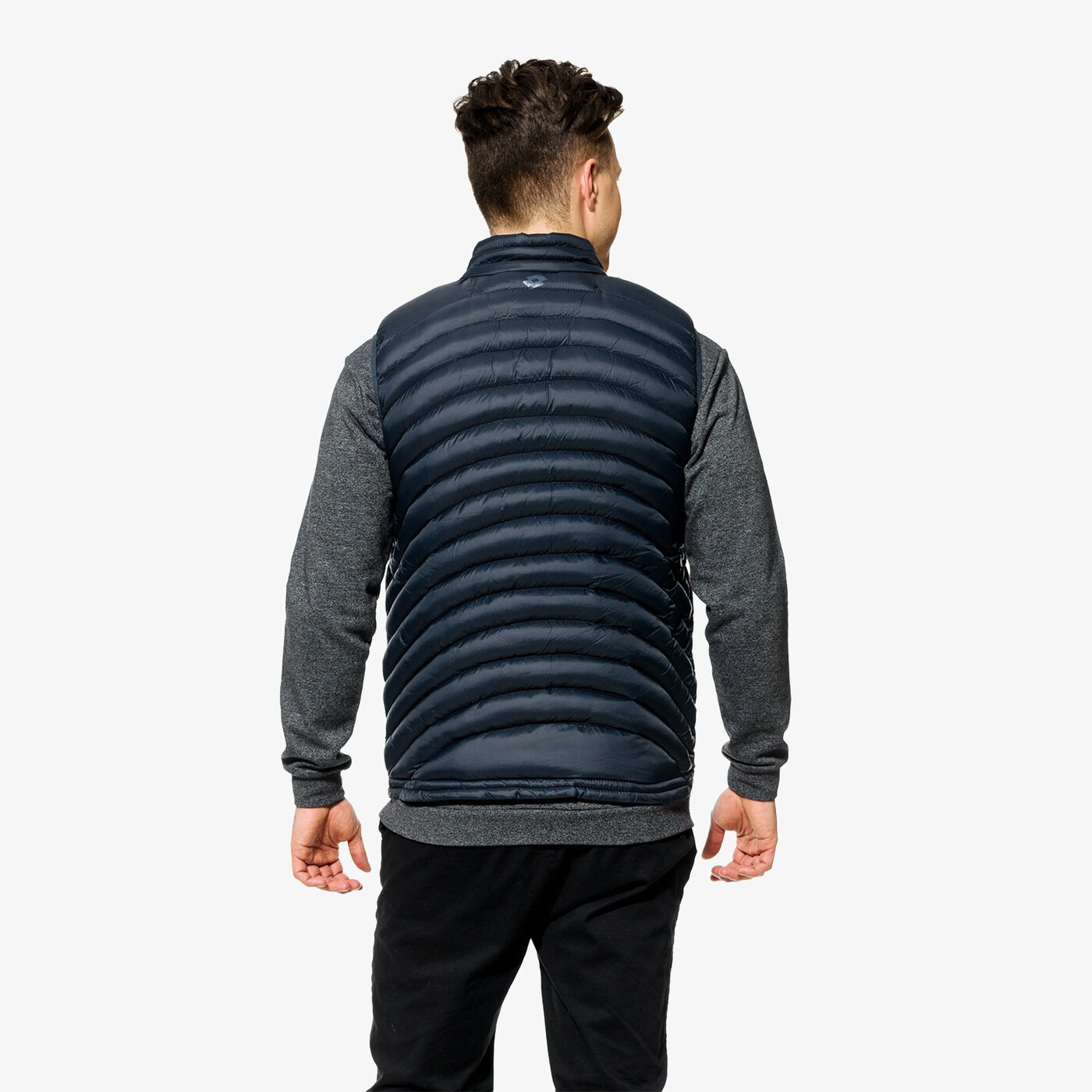 Bezrękawnik męski LOTTO BEZRĘKAWNIK IBIS lo18kam02002 kolor granatowy