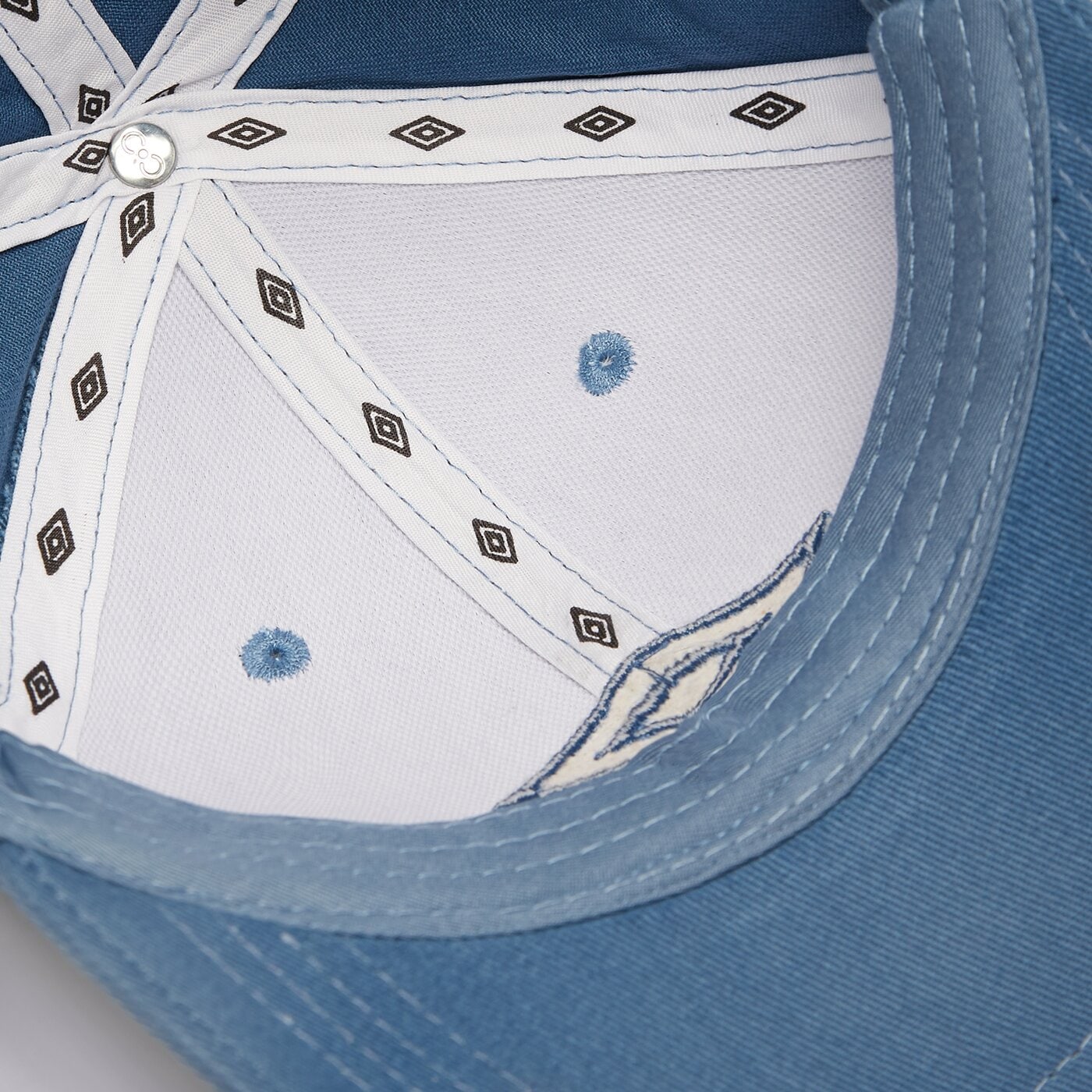 ★UMBRO★ Late Check-out Half-Plate Cap Blue UQ123CCP33 UQ12 UMBRO CZAPKA Z DASZKIEM GAMATA (UL124CAP10002) niebieski