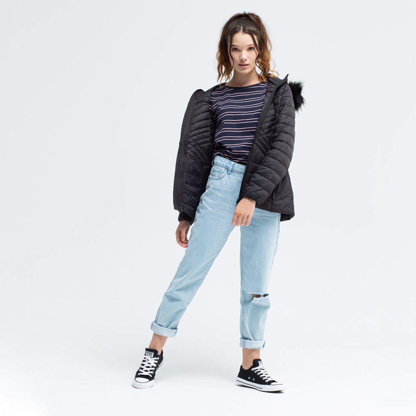 Kurtka zimowa damska FEEWEAR KURTKA CARAMBOLA fw39kud20001 kolor czarny