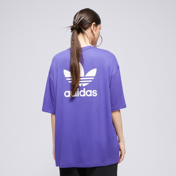 Koszulka damska ADIDAS T-SHIRT TREFOIL TEE ir8065 kolor fioletowy