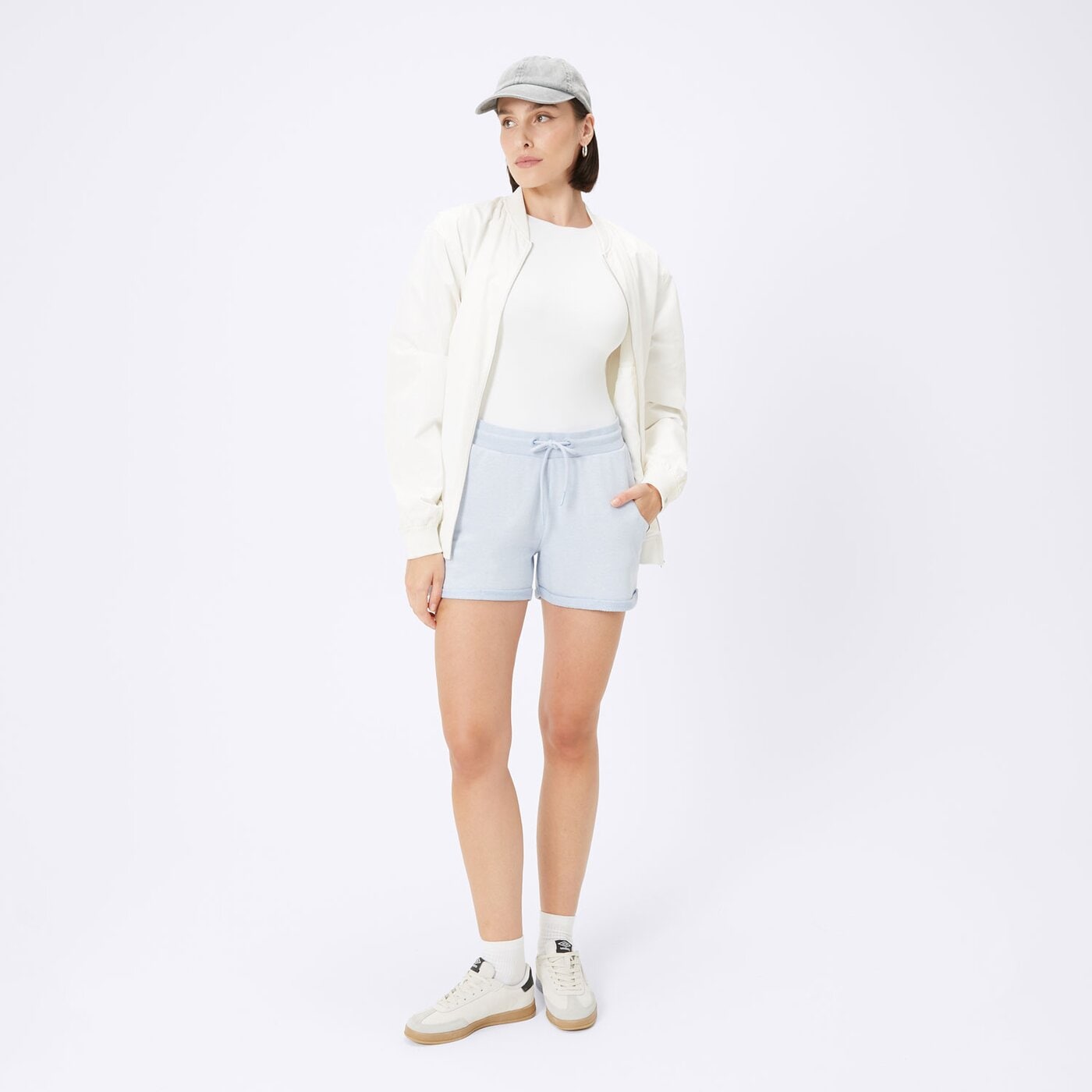 Spodenki damskie UMBRO SZORTY LIMA II ul124szd90002 kolor niebieski