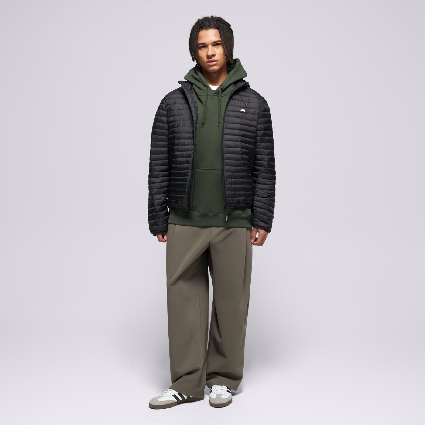 Kurtka zimowa męska ELLESSE KURTKA PUCHOWA PALLOCHI PADDED JACKET BLK shb22877011 kolor czarny